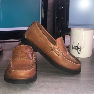 Genuine Leather Cognac Loafers!